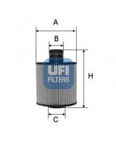 UFI 2508300 Масляний фільтр