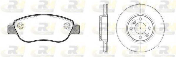 ROADHOUSE 8106900 Комплект гальм, дисковий гальмівний механізм