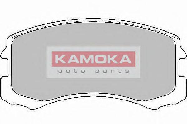 KAMOKA JQ101130 Комплект гальмівних колодок, дискове гальмо