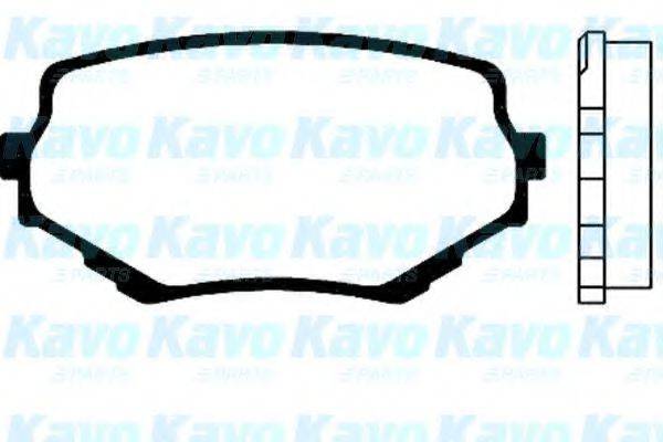 KAVO PARTS BP8512 Комплект гальмівних колодок, дискове гальмо