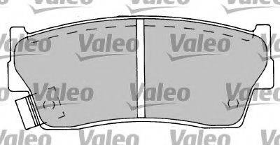 VALEO 597097 Комплект гальмівних колодок, дискове гальмо