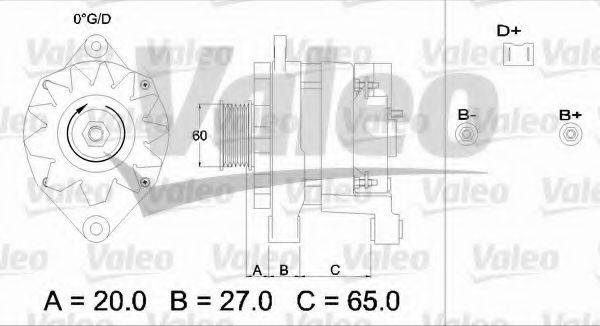 VALEO 436255 Генератор