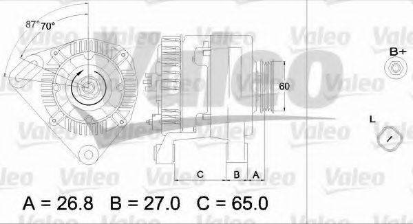 VALEO 437323 Генератор