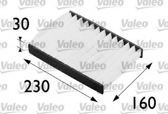 VALEO 698255 Фільтр, повітря у внутрішньому просторі