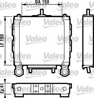 VALEO 816914 масляний радіатор, моторне масло
