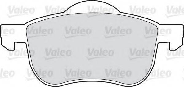 VALEO 598479 Комплект гальмівних колодок, дискове гальмо