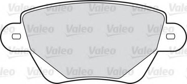 VALEO 598527 Комплект гальмівних колодок, дискове гальмо