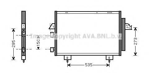 AVA QUALITY COOLING TO5281D Конденсатор, кондиціонер