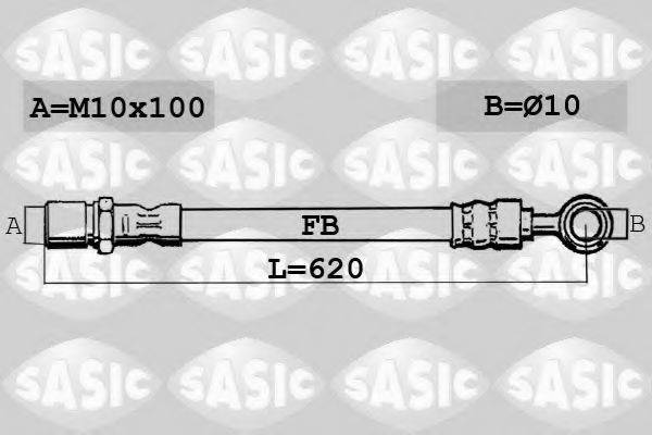 SASIC 6606042 Гальмівний шланг