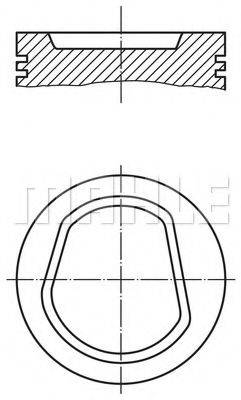 MAHLE ORIGINAL 0304202 Поршень