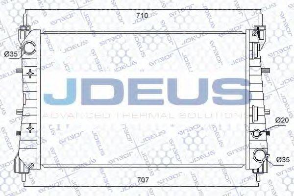 JDEUS 011M45 Радіатор, охолодження двигуна