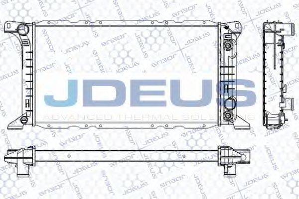JDEUS RA0120790 Радіатор, охолодження двигуна