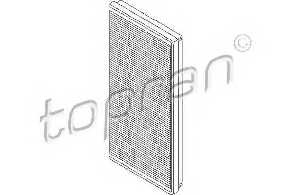 TOPRAN 108652 Фільтр, повітря у внутрішньому просторі