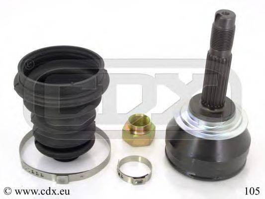 CDX 105 Шарнірний комплект, приводний вал