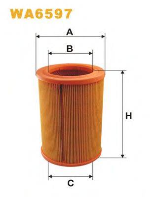WIX FILTERS WA6597 Повітряний фільтр
