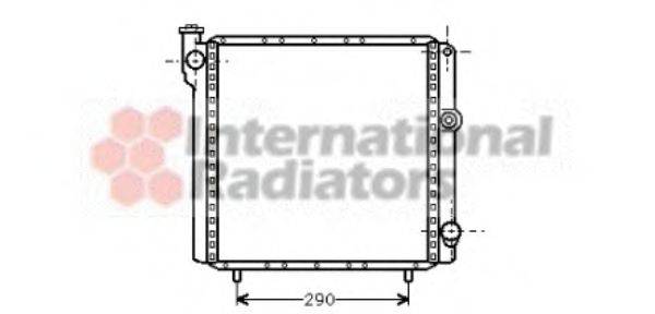 VAN WEZEL 43002040 Радіатор, охолодження двигуна