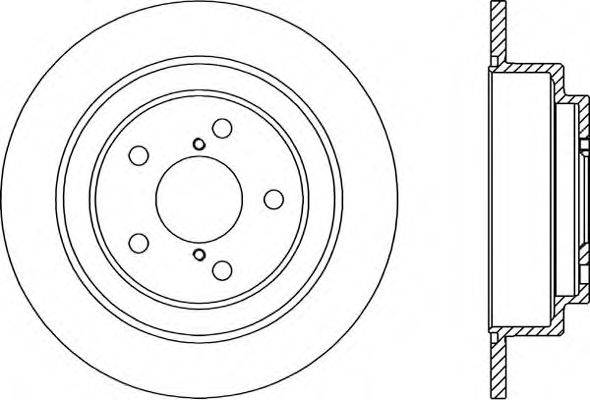 OPEN PARTS BDA149210 гальмівний диск