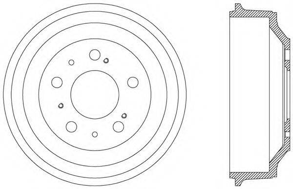 OPEN PARTS BAD902410 Гальмівний барабан