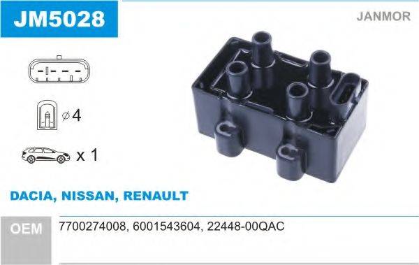 JANMOR JM5028 Котушка запалювання