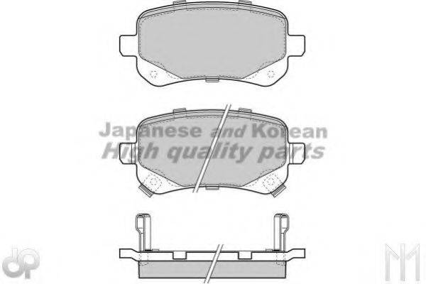 ASHUKI US104259 Комплект гальмівних колодок, дискове гальмо