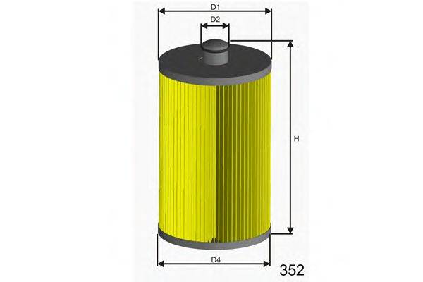MISFAT F012 Паливний фільтр