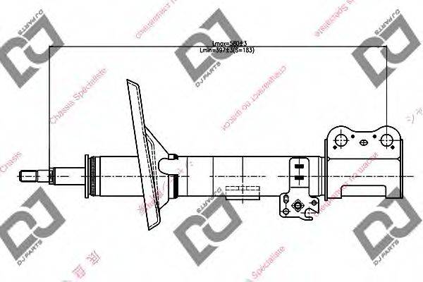 DJ PARTS DS1046GS Амортизатор