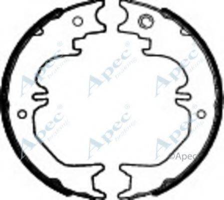 APEC BRAKING SHU796 Гальмівні колодки