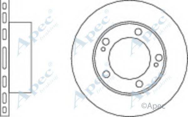 APEC BRAKING DSK2728 гальмівний диск