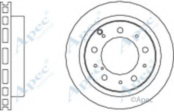 APEC BRAKING DSK2729 гальмівний диск