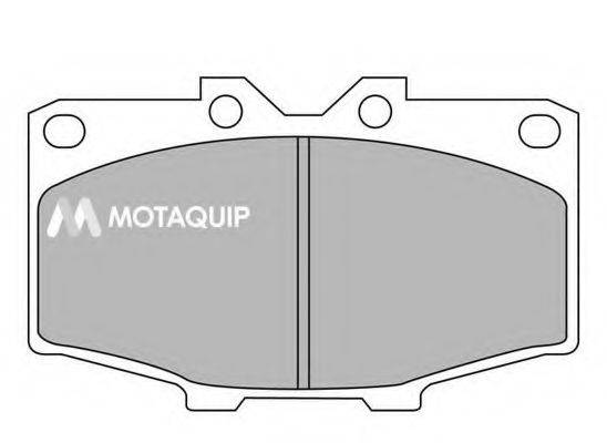 MOTAQUIP LVXL421 Комплект гальмівних колодок, дискове гальмо