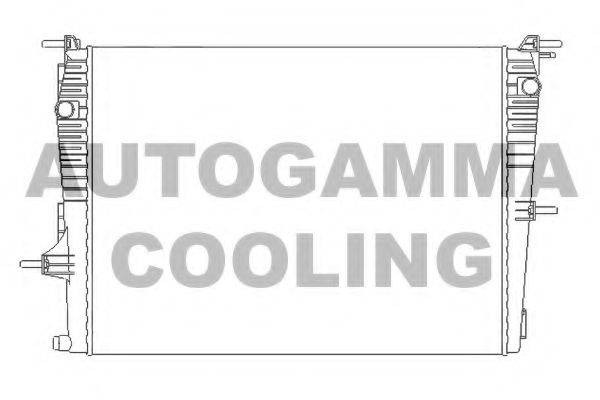 AUTOGAMMA 105469 Радіатор, охолодження двигуна