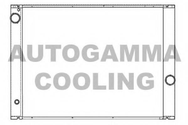AUTOGAMMA 105531 Радіатор, охолодження двигуна