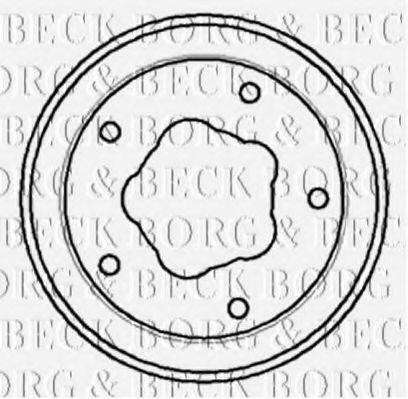 BORG & BECK BBR7058 Гальмівний барабан