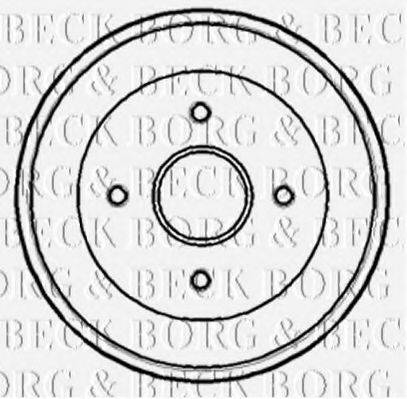 BORG & BECK BBR7168 Гальмівний барабан