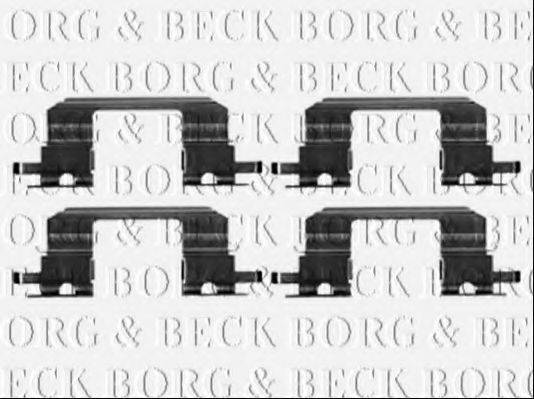 BORG & BECK BBK1447 Комплектуючі, колодки дискового гальма