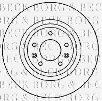 BORG & BECK BBD4706 гальмівний диск