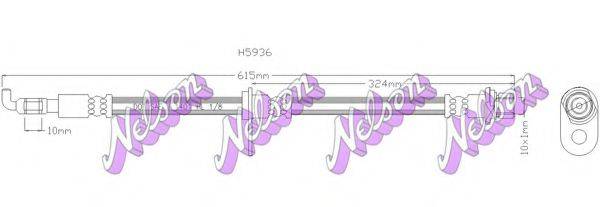 BROVEX-NELSON H5936 Гальмівний шланг