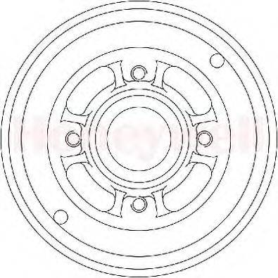 BENDIX 329224B Гальмівний барабан
