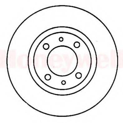 BENDIX 561298B гальмівний диск