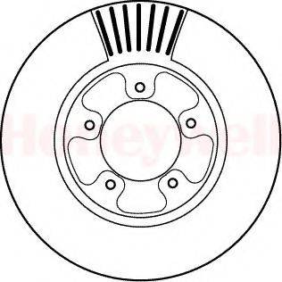 BENDIX 562118B гальмівний диск