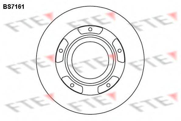 FTE BS7161 гальмівний диск