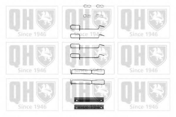 QUINTON HAZELL BFK839 Комплектуючі, колодки дискового гальма