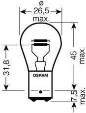 OSRAM 7538LDR Лампа розжарювання, ліхтар сигналу гальм./задній габ. вогонь; Лампа розжарювання, ліхтар сигналу гальмування; Лампа розжарювання, задня протитуманна фара; Лампа розжарювання, задній гаражний вогонь; Лампа розжарювання, ліхтар сигналу гальм./задній габ. вогонь; Лампа розжарювання, ліхтар сигналу гальмування; Лампа розжарювання, задня протитуманна фара; Лампа розжарювання, задній гаражний вогонь; Лампа, протитуманні. задні ліхтарі; Лампа, протитуманні. задні ліхтарі