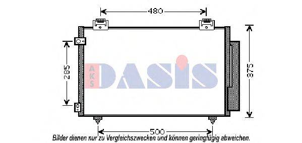 AKS DASIS 212068N Конденсатор, кондиціонер